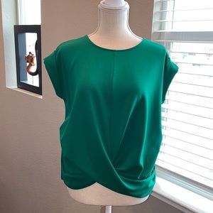 Worthington Green Blouse in Medium - Polyester Blend